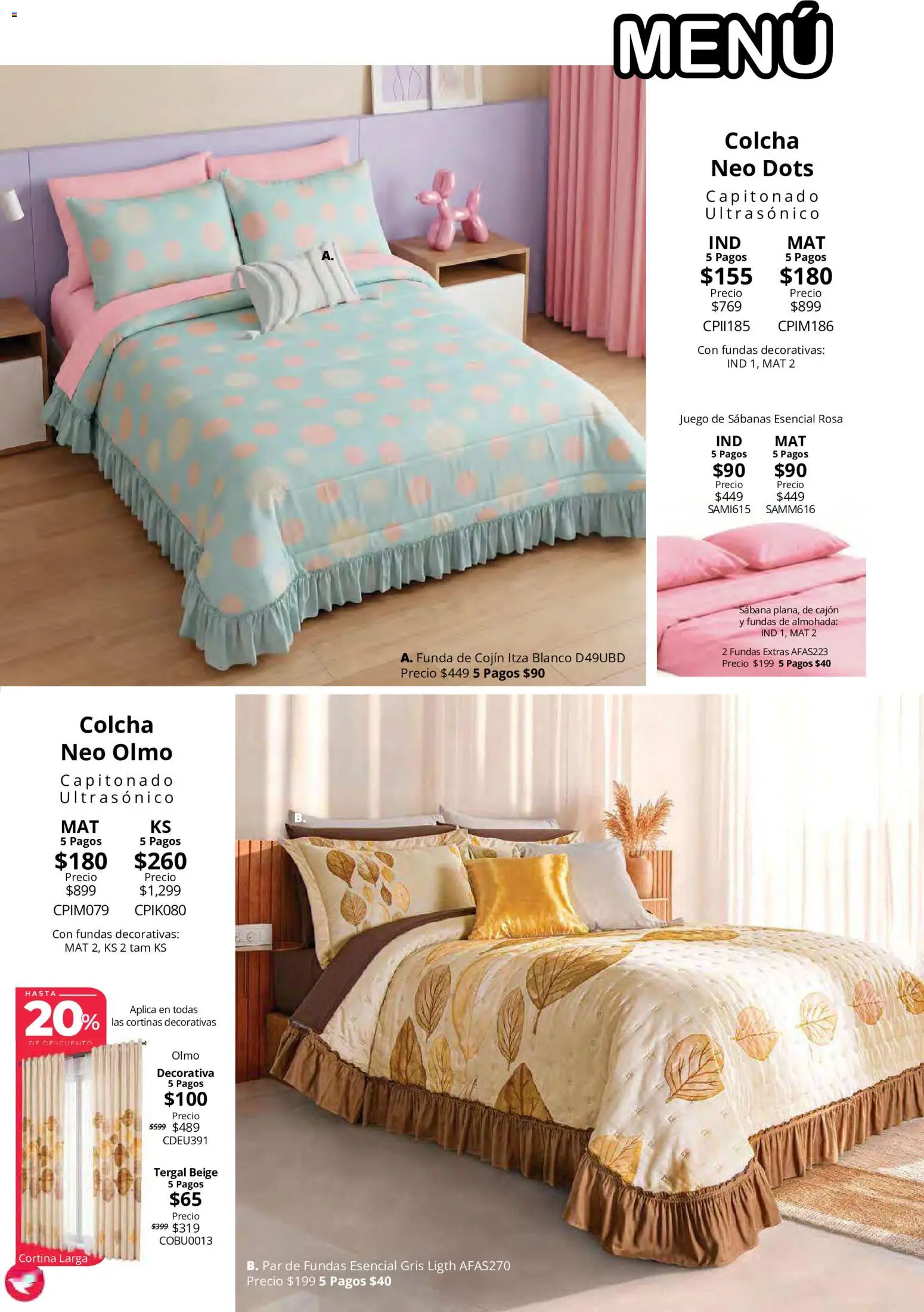Nuevas ofertas de Colchas Concord válidas en toda la República Mexicana desde el 15/10/2026. ¡Encuentra las mejores ofertas en Colchas Concord catálogo! | Página: 102