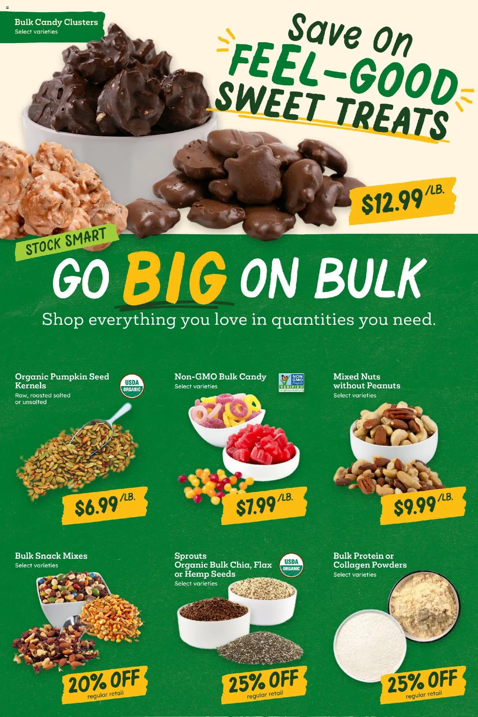 Sprouts Weekly Ad - valid from 07/22/2026 | Page: 9 | Products: Nuts, Pumpkin