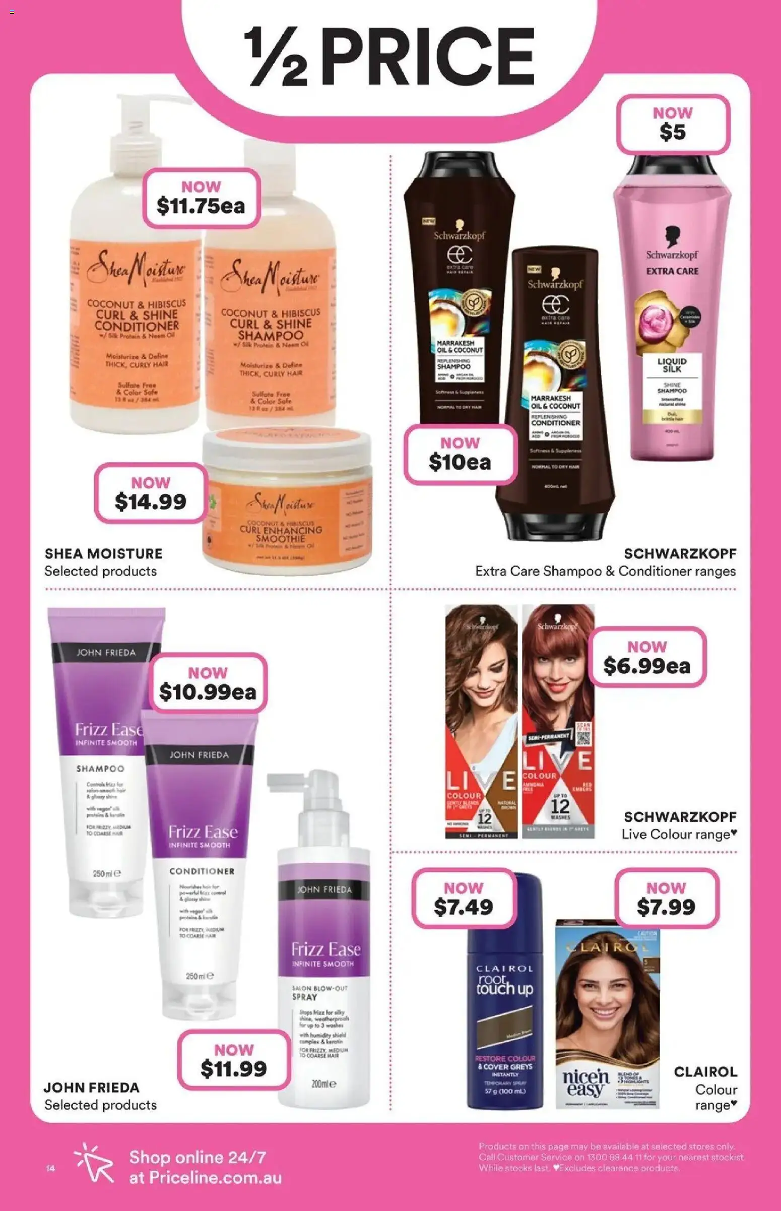 Priceline Pharmacy catalogue - valid from 20.05.2026 | Page: 14 | Products: Conditioner, Oil, Ham, Safe