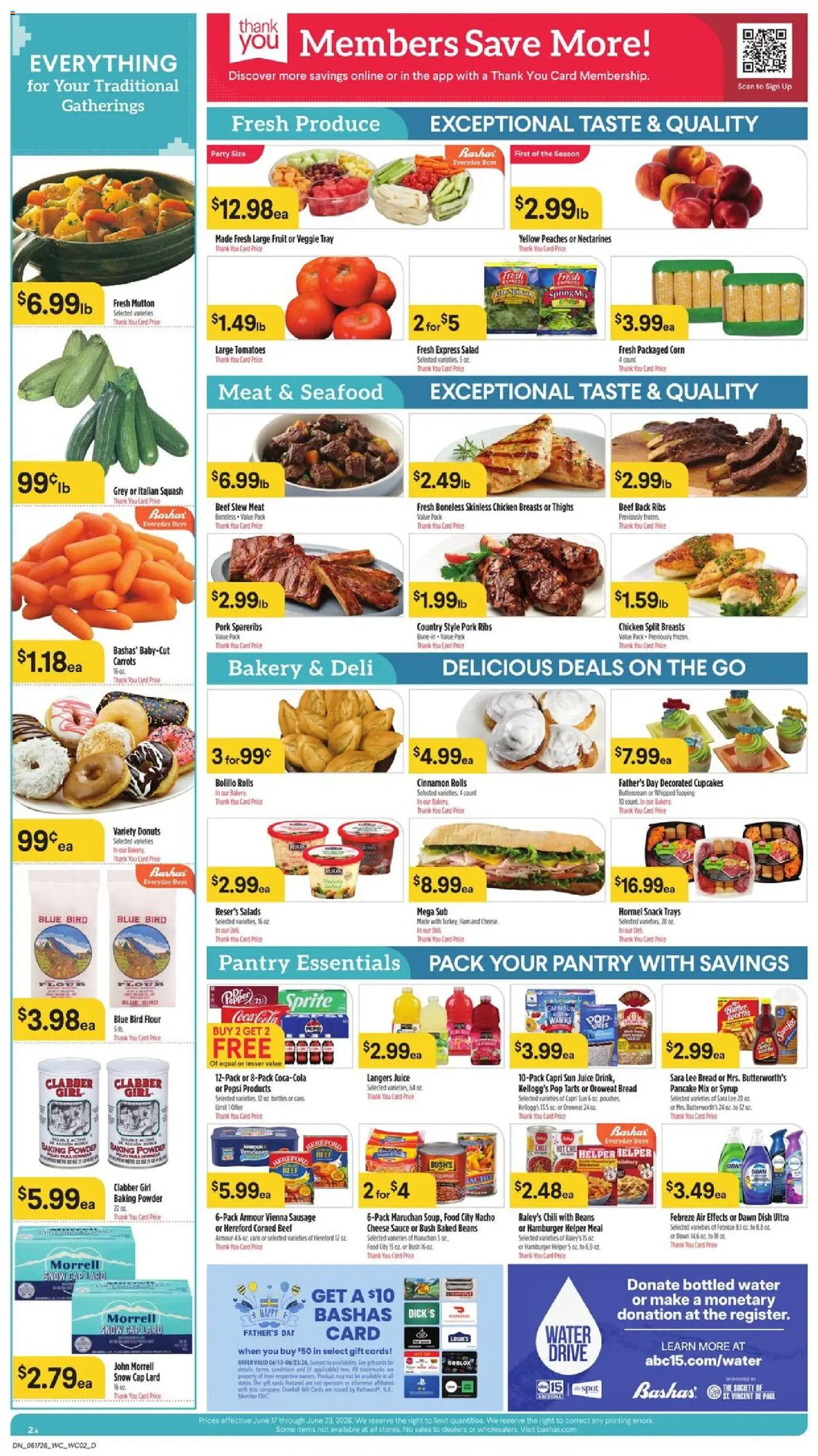 Basha's Dine - valid from 17.06.2026 | Page: 2 | Products: Bakery, Bread, Seafood, Sausage