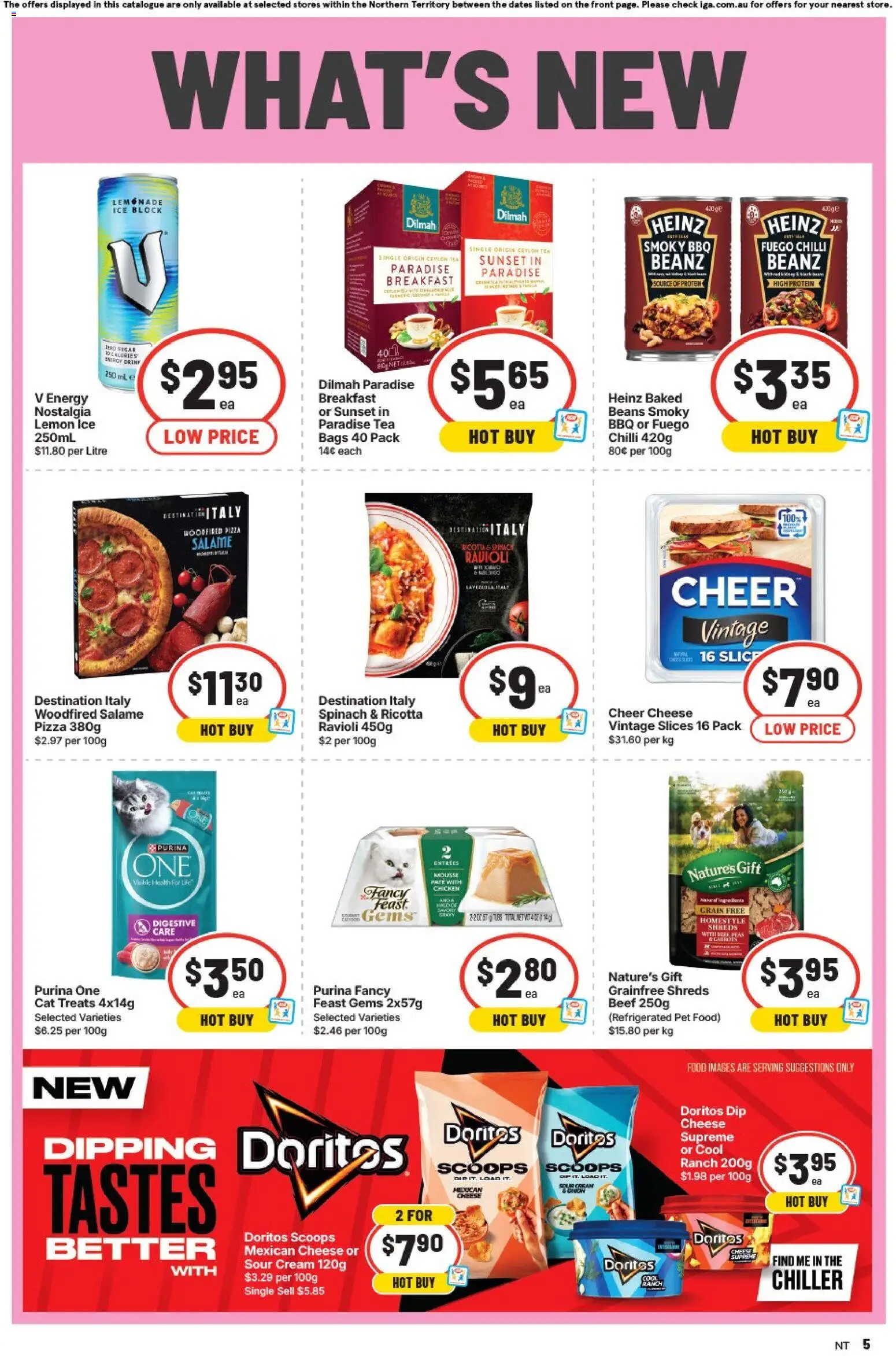 IGA catalogue - valid from 23/09/2026 | Page: 5 | Products: Sausage, Batteries, Pies, Pâté