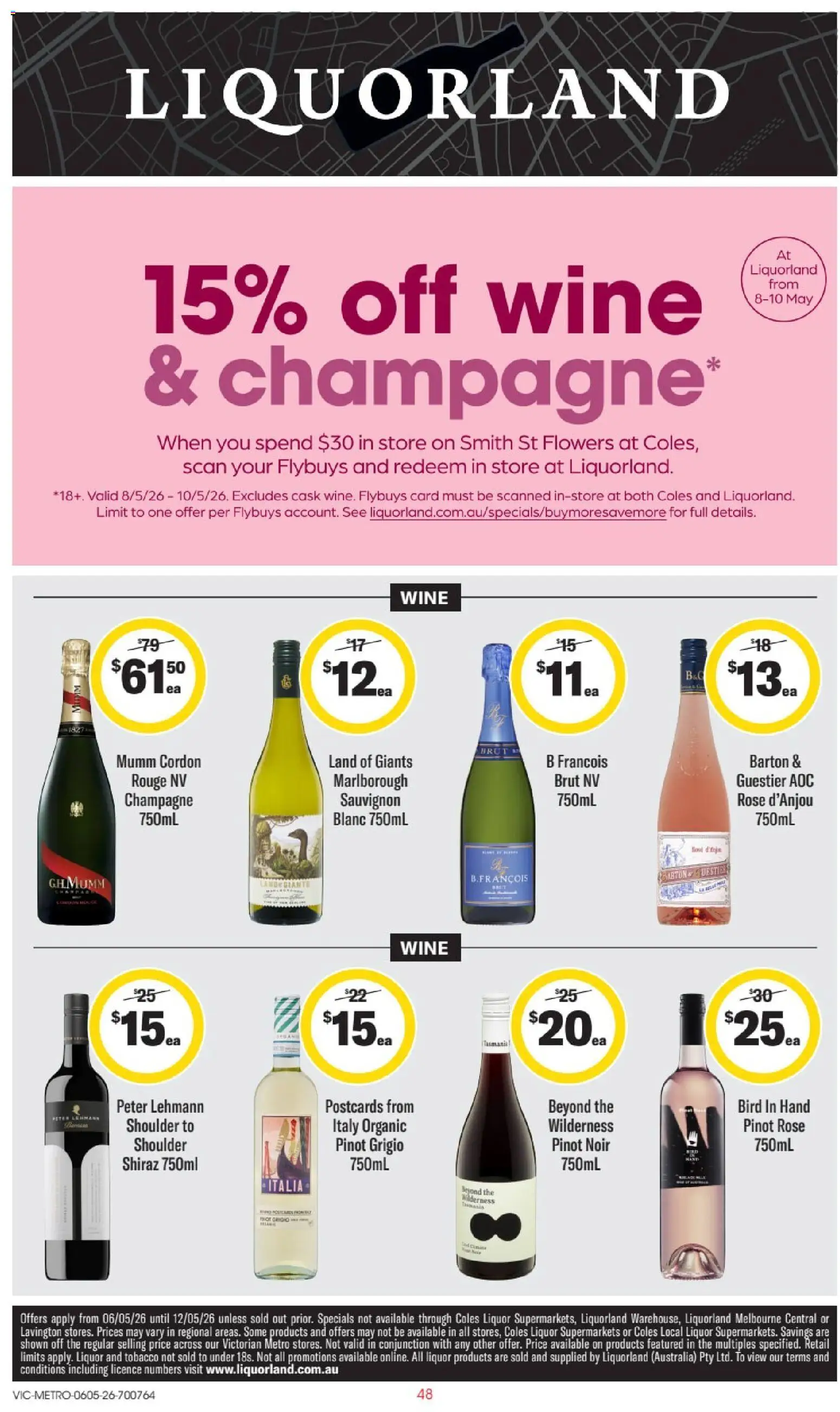 Liquorland catalogue - valid from 06.05.2026 | Page: 1 | Products: Wine