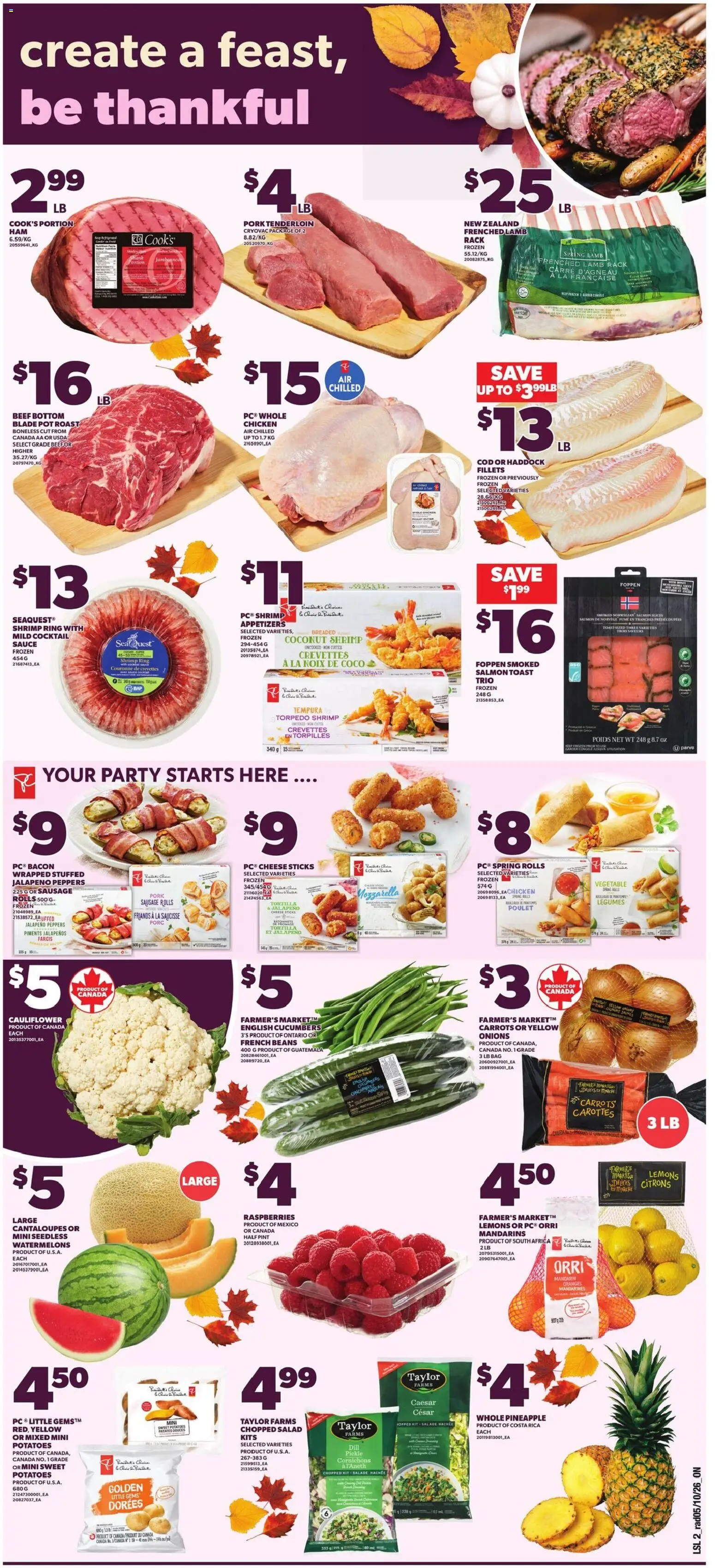 Loblaws flyer valid from Oct 8, 2026 | Page: 3