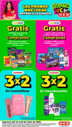 Vista previa de H-E-B folleto, nuevo folleto de la tienda, válido en México a partir del 10/07/2026