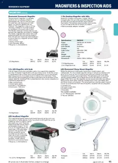 Preview of Jaycar Engineering & Scientific Catalogue 2025/2026  - valid from 09.07.2025 | Page: 95 | Products: Desk, Headband, Camera, Headset