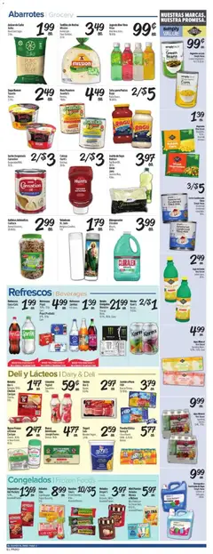 Preview of El Super weekly ads valid from 09/23/2026 | Page: 2 | Products: Beverages, Juice, Cane sugar, Ice