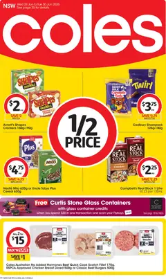Preview of Coles catalogue - valid from 24/06/2026