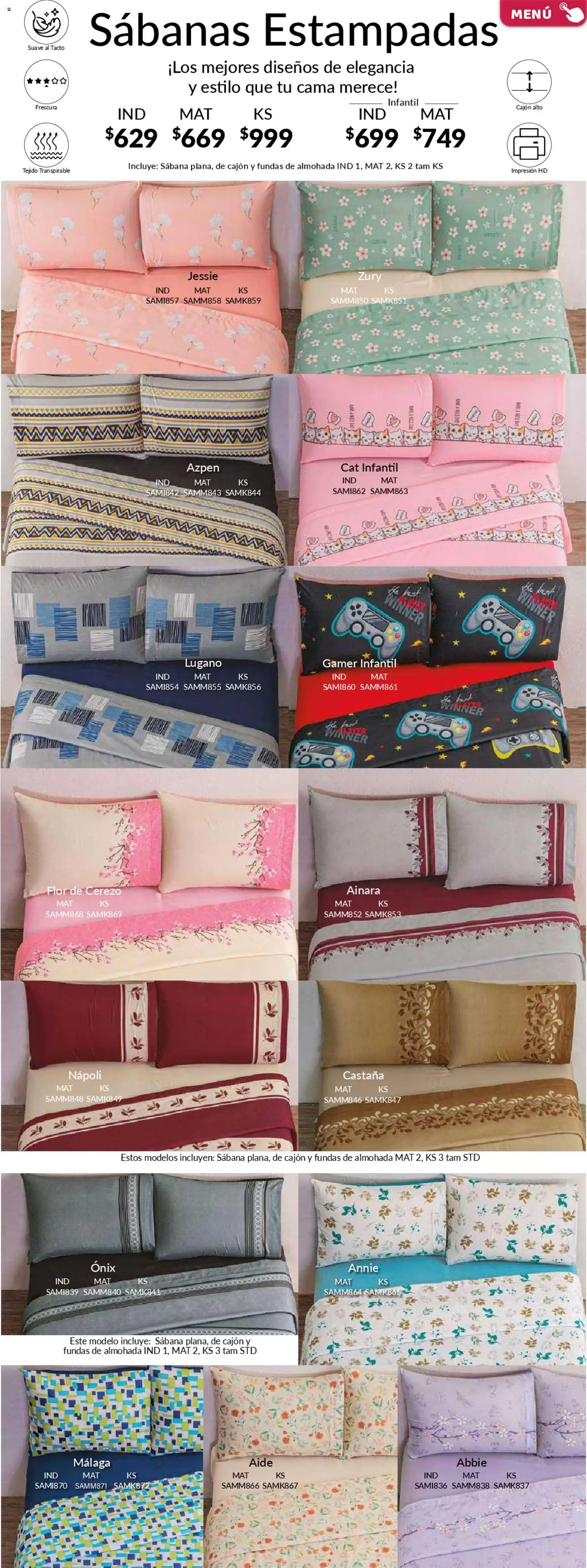 Nuevas ofertas de Colchas Concord válidas en toda la República Mexicana desde el 01/02/2026. ¡Encuentra las mejores ofertas en Colchas Concord catálogo! | Página: 91 | Productos: Cama, Almohada, Sabanas