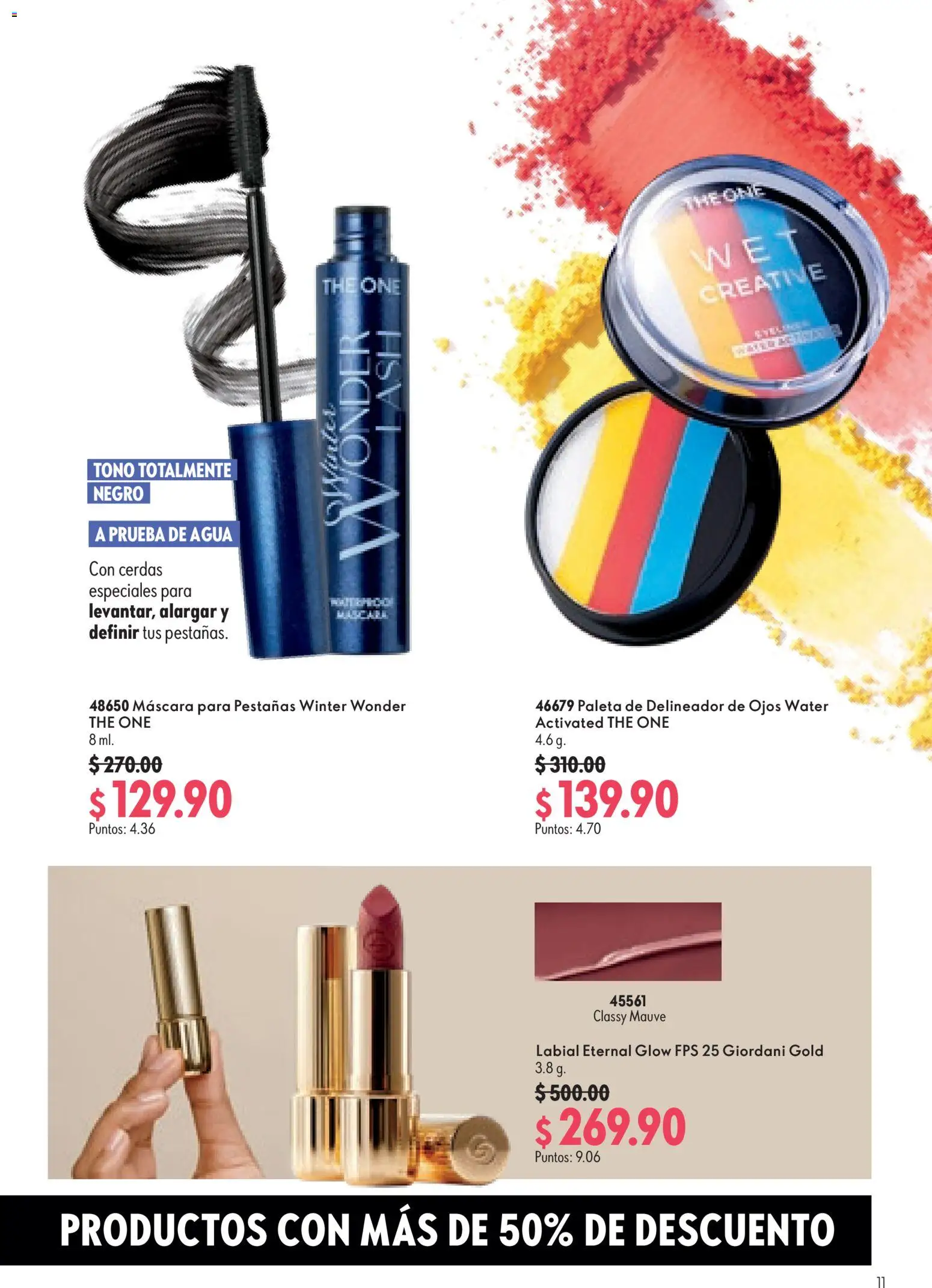 Nuevas ofertas de Oriflame válidas en toda la República Mexicana desde el 01/08/2026. ¡Encuentra las mejores ofertas en Oriflame catálogo Venta Especial! | Página: 11 | Productos: Máscara, Agua, Delineador de ojos, Delineador