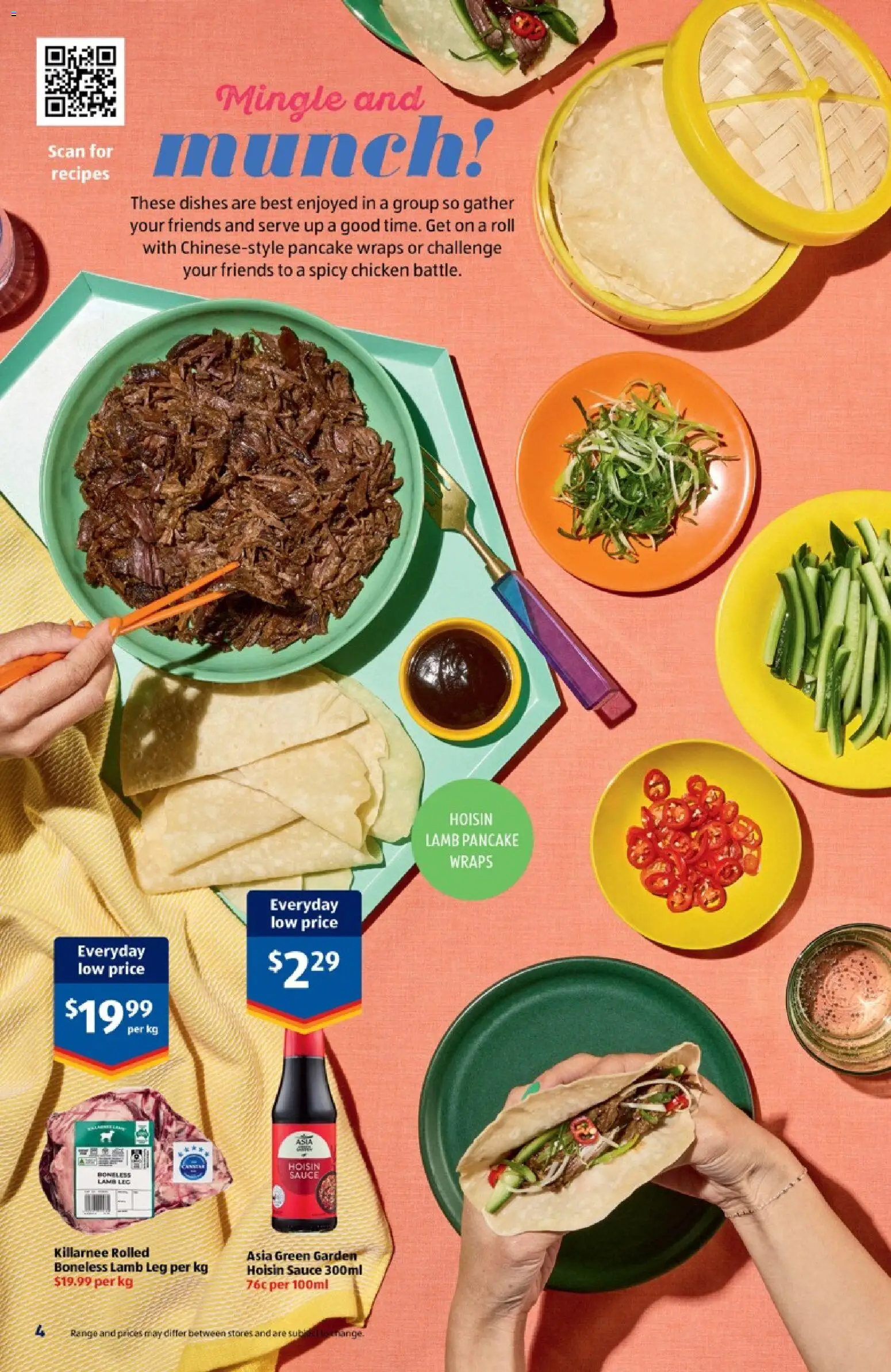 Aldi catalogue - valid from 22/09/2026 | Page: 4 | Products: Chicken, Lamb, Sauce, Dishes