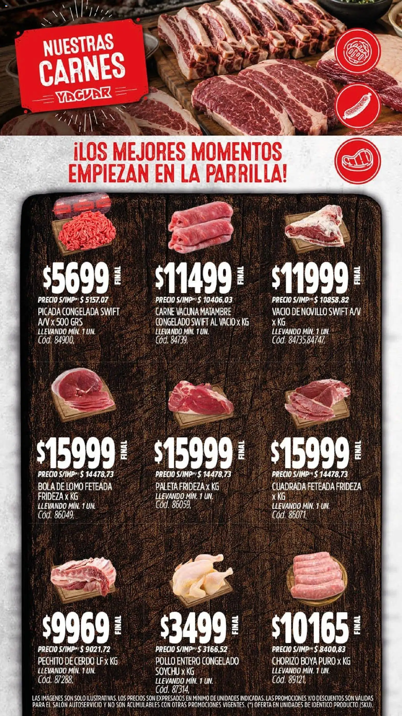 Yaguar - Oferta Semanal Jujuy │ válido desde el 21/09/2026 | Página: 7 | Productos: Lomo, Carne, Paleta, Cerdo