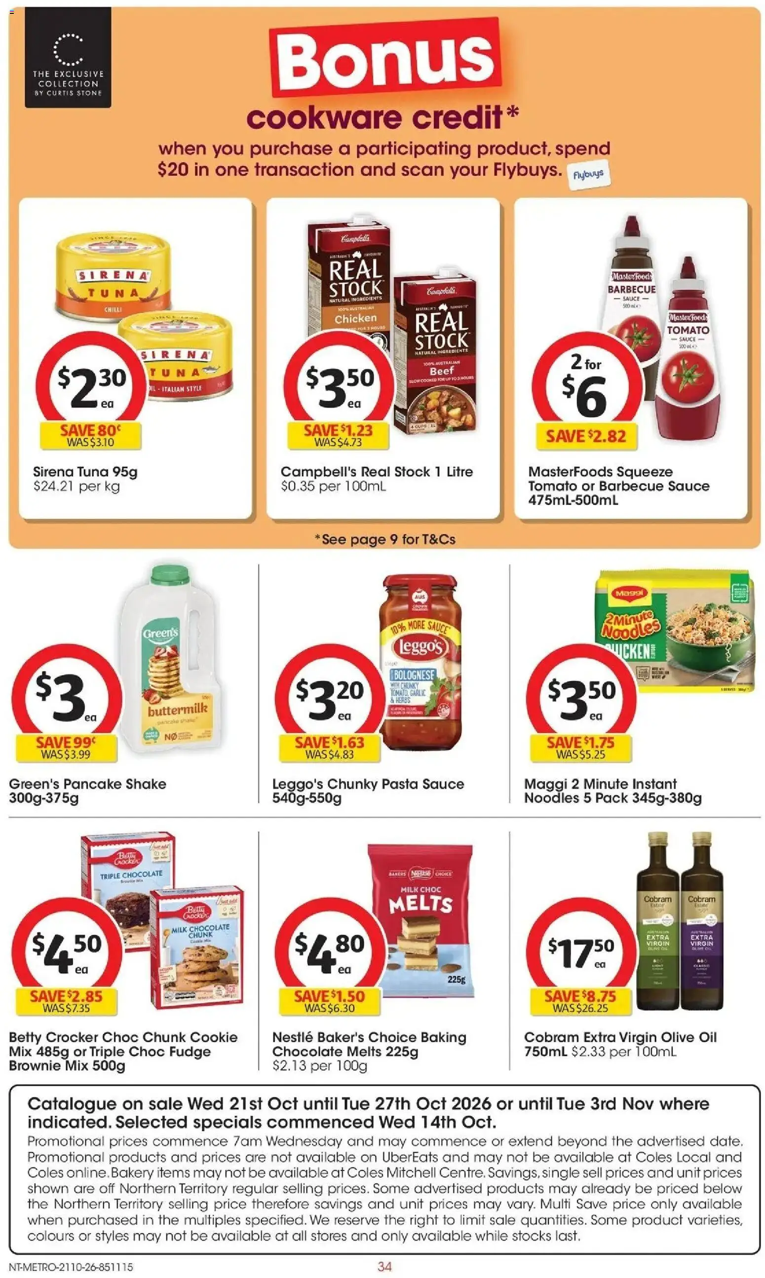 ﻿Coles catalogue valid from 21/10/2026 > Online Australia | Page: 34