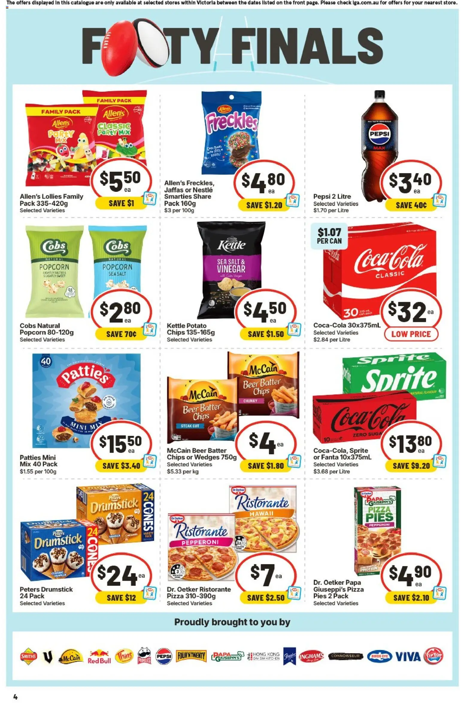 IGA catalogue - valid from 09/09/2026 | Page: 5 | Products: Lollies, Pepsi, Popcorn, Sprite