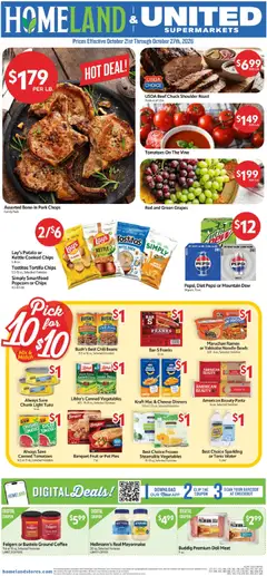 Preview of Homeland weekly ads valid from 10/21/2026