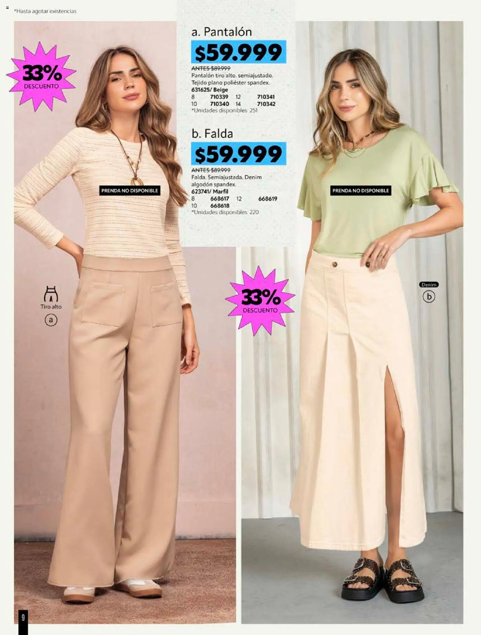 Pacifika revista - valida desde el 18/09/2026 | Página: 203 | Productos: Algodón, Falda