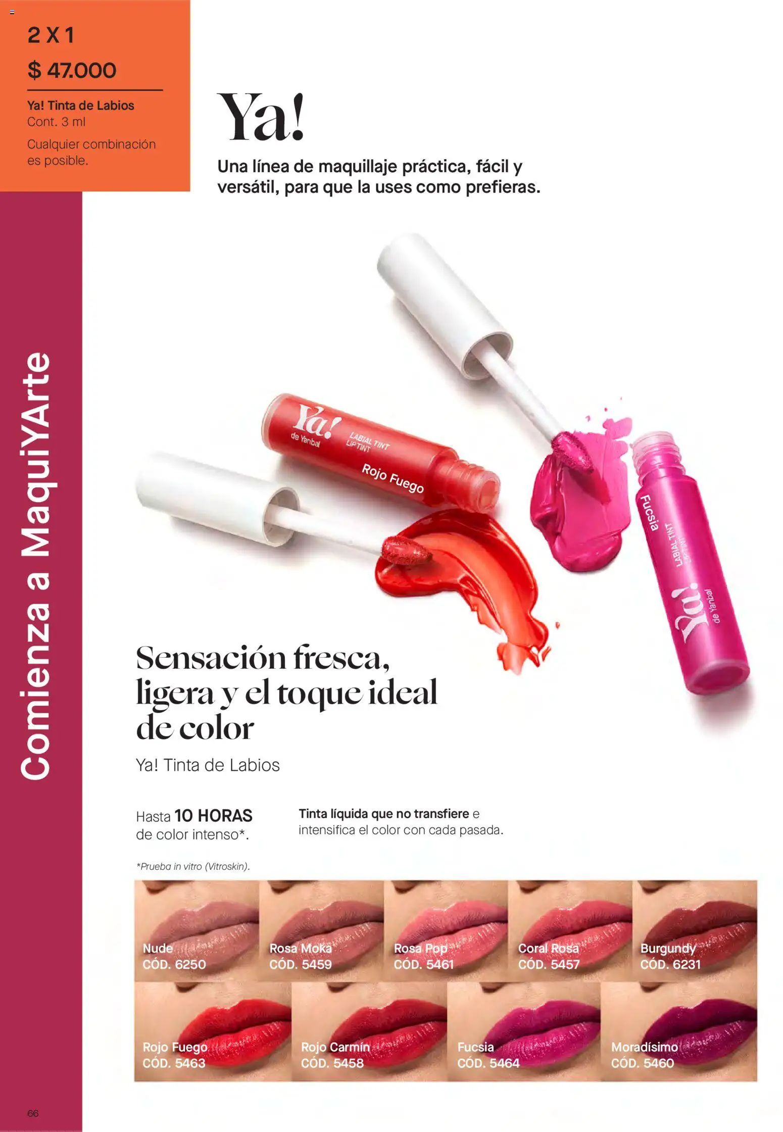 Yanbal revista - valida desde el 18/07/2026 | Página: 66 | Productos: Maquillaje, Combinación