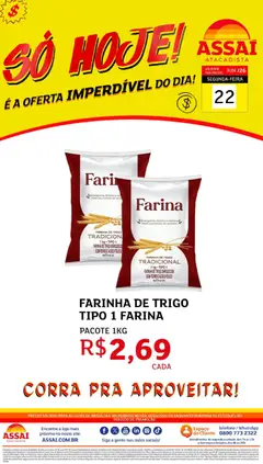 Assaí Atacadista ofertas - DF - Pré-Visualização do folheto da loja Assaí Atacadista, válido de 22.06.2026