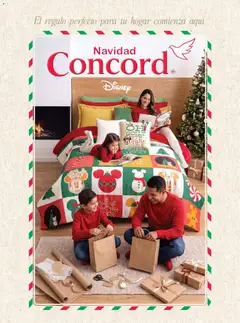 Vista previa de Colchas Concord catálogo Colección Navideña, nuevo folleto de la tienda, válido en México a partir del 01/08/2026