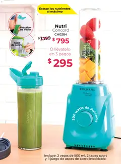 Vista previa de Colchas Concord catálogo Home, nuevo folleto de la tienda, válido en México a partir del 01/07/2026 | Página: 68 | Productos: Juego, Vasos