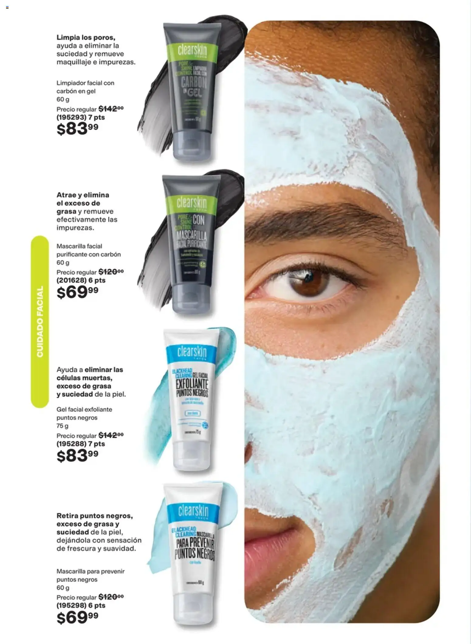 Nuevas ofertas de AVON válidas en toda la República Mexicana desde el 02/10/2026. ¡Encuentra las mejores ofertas en AVON campaña 15 2026! | Página: 116 | Productos: Exfoliante, Limpiador, Limpiador facial, Mascarilla