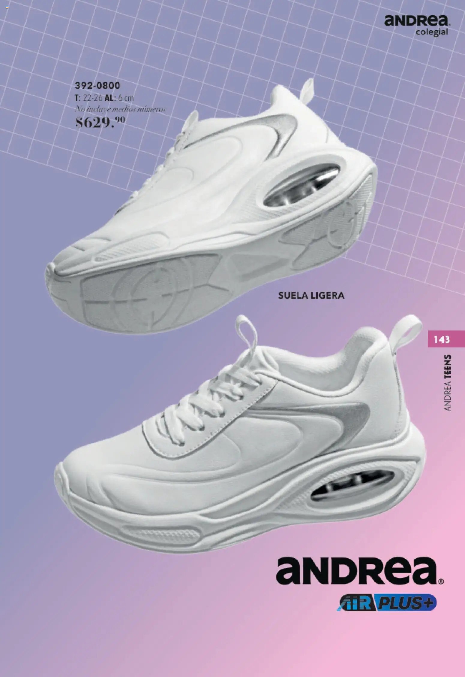 Nuevas ofertas de Andrea válidas en toda la República Mexicana desde el 23/05/2026. ¡Encuentra las mejores ofertas en Andrea catálogo Colegial! | Página: 143
