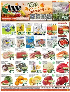 Preview of Ample Food Market weekly flyer Toronto York from shop Ample Food Market valid from Oct 16, 2026