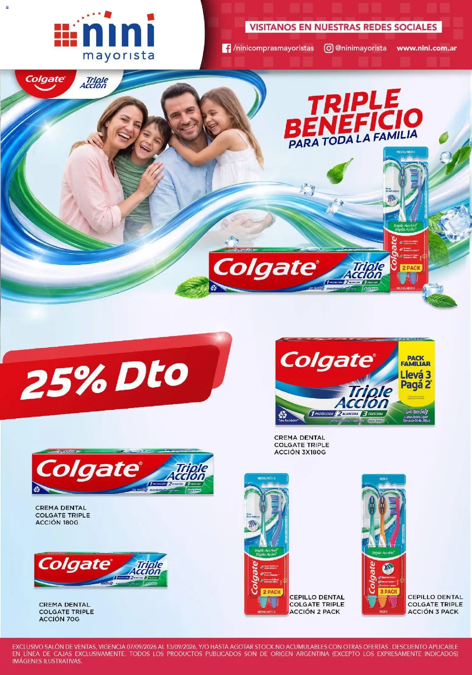 NINI Mayorista catálogo │ válido desde el 07/09/2026 | Página: 4 | Productos: Cepillo, Crema