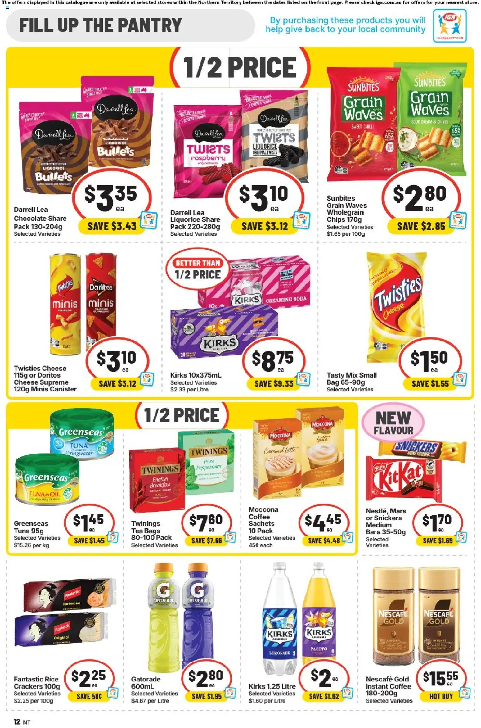 IGA catalogue - valid from 05/08/2026 | Page: 12 | Products: Coffee, Chocolate, Chilli, Nescafe