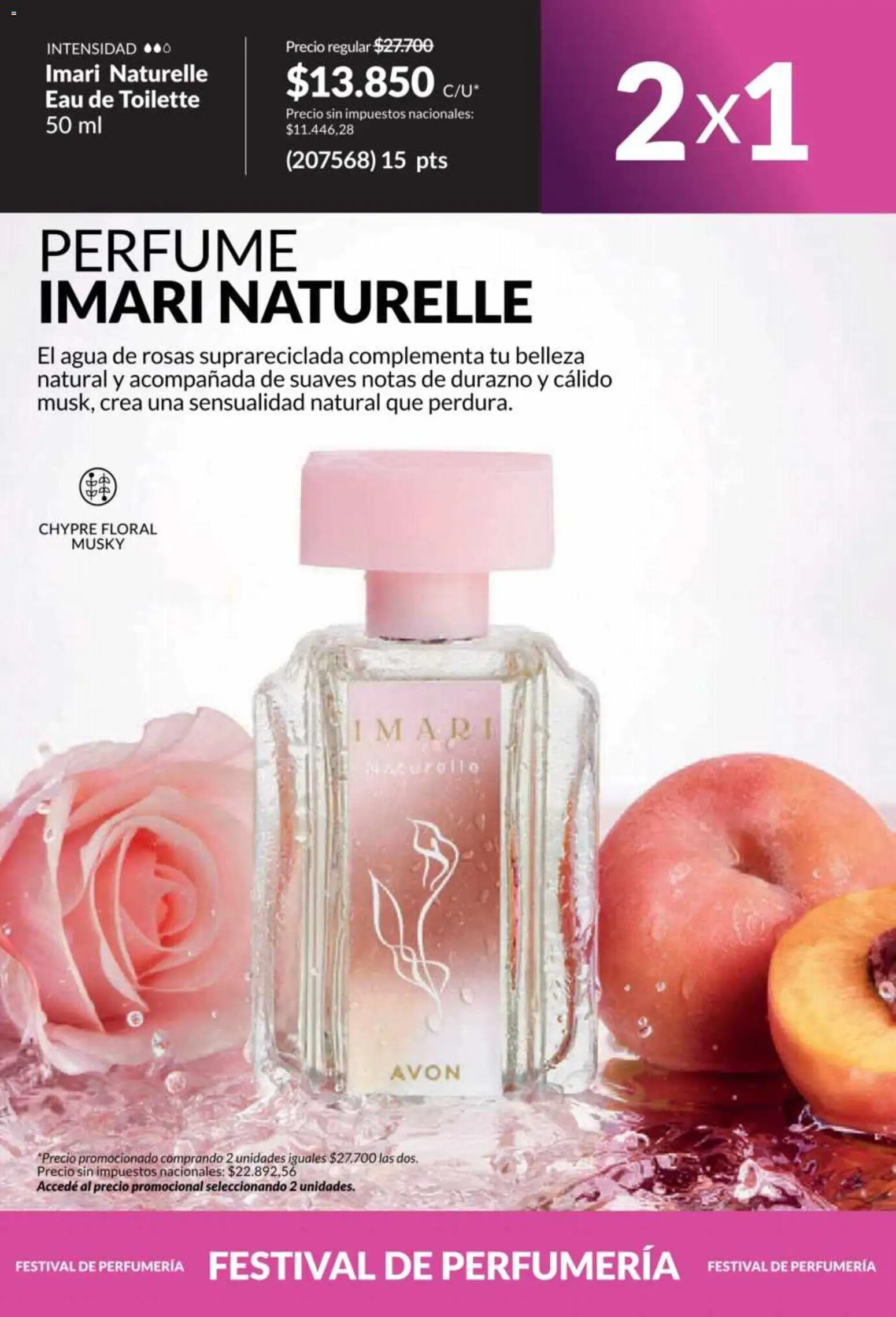 Catálogo AVON Campaña 5/2026 │ válido desde el 01.05.2026 | Página: 75 | Productos: Perfume, Durazno, Eau de toilette, Agua