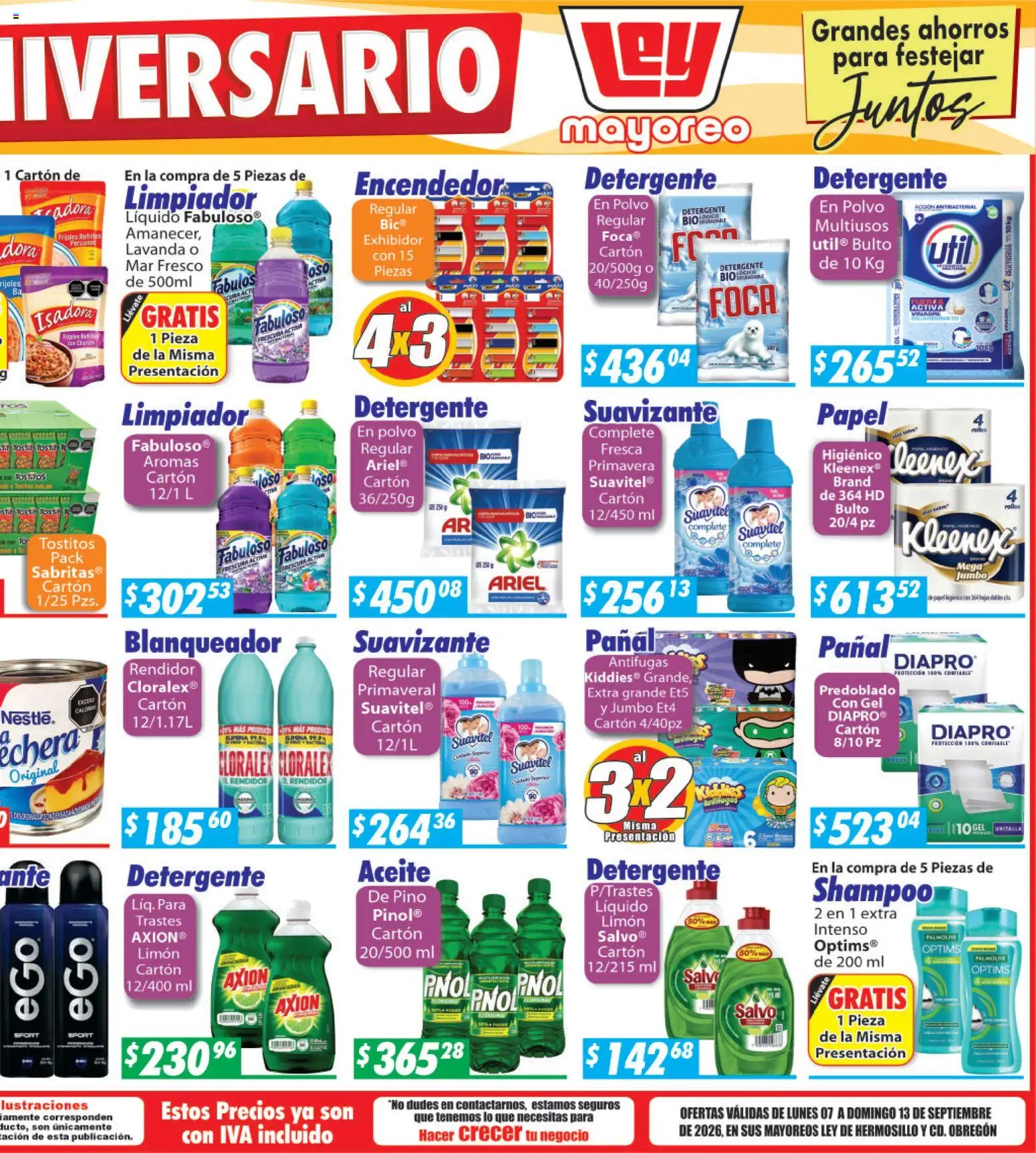 Nuevas ofertas de Casa Ley válidas en toda la República Mexicana desde el 07/09/2026. ¡Encuentra las mejores ofertas en Casa Ley folleto Hermosillo! | Página: 6