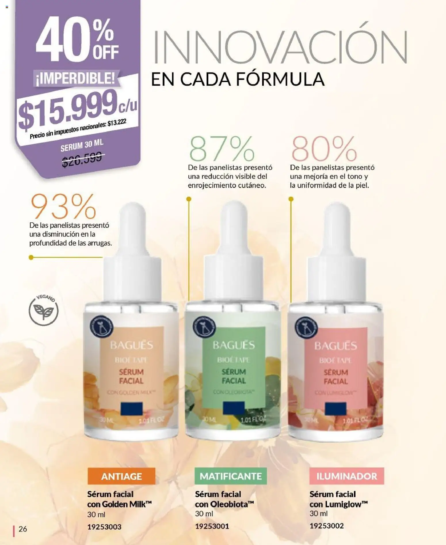 Bagués - Catálogo │ válido desde el 29/06/2026 | Página: 26 | Productos: Iluminador, Serum