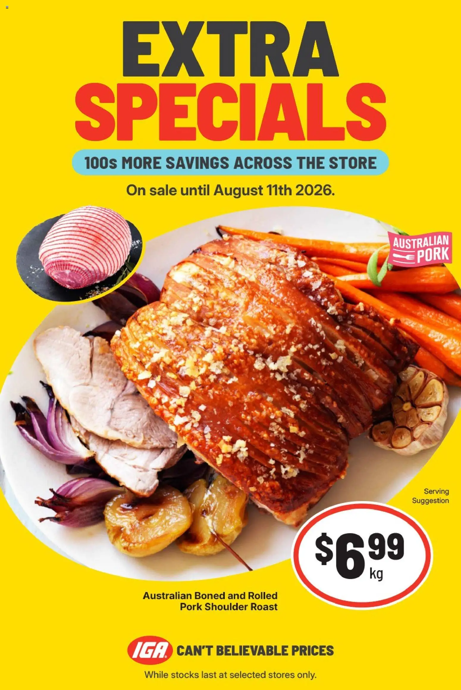 IGA catalogue - valid from 05/08/2026 | Page: 4 | Products: Pork