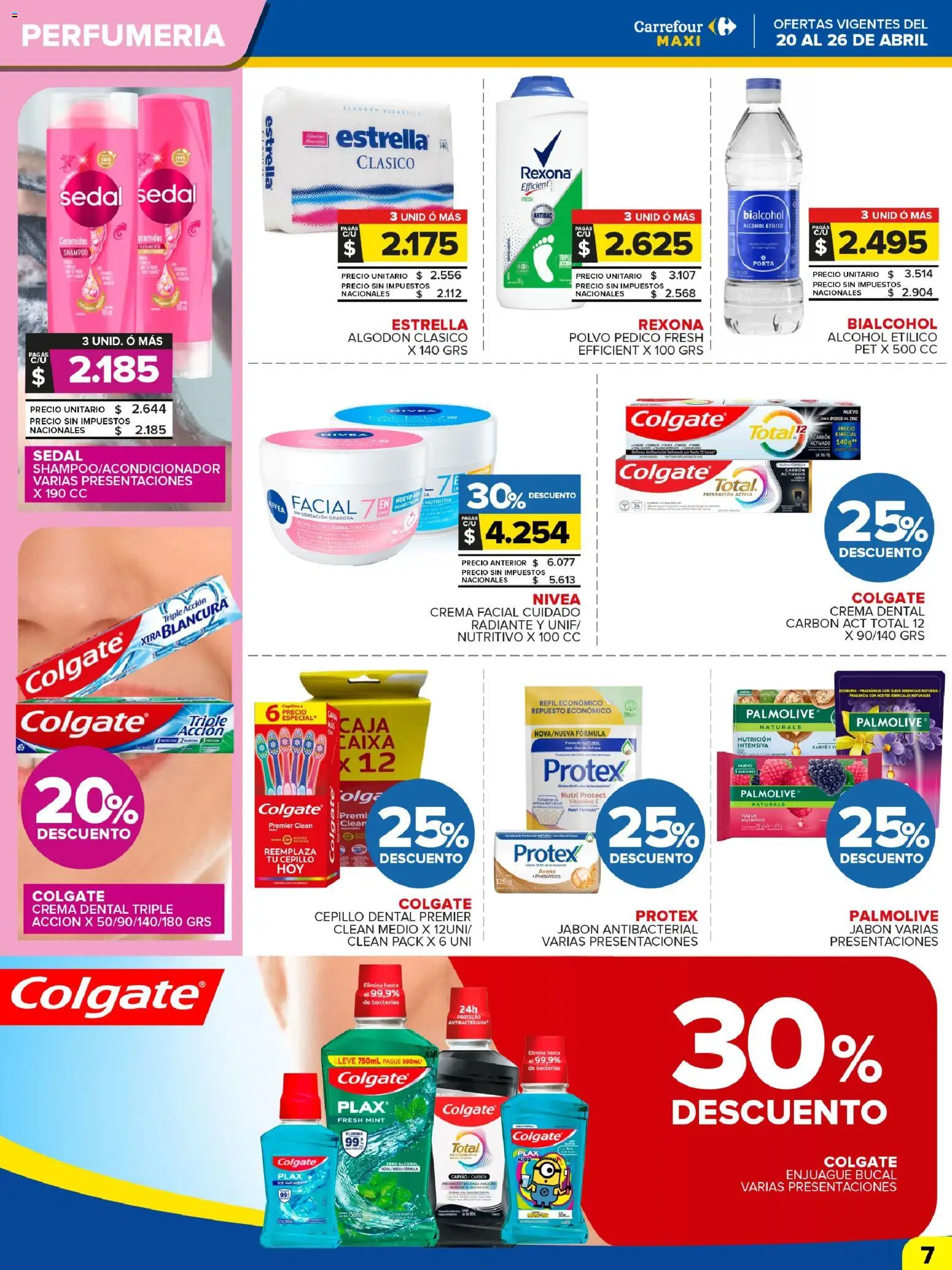 Carrefour Maxi catálogo │ válido desde el 20.04.2026 | Página: 7 | Productos: Jabón, Huevo, Radiante, Crema