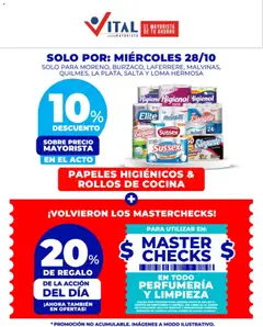Vista previa Vital - Ahorrá válido desde el 28/10/2026