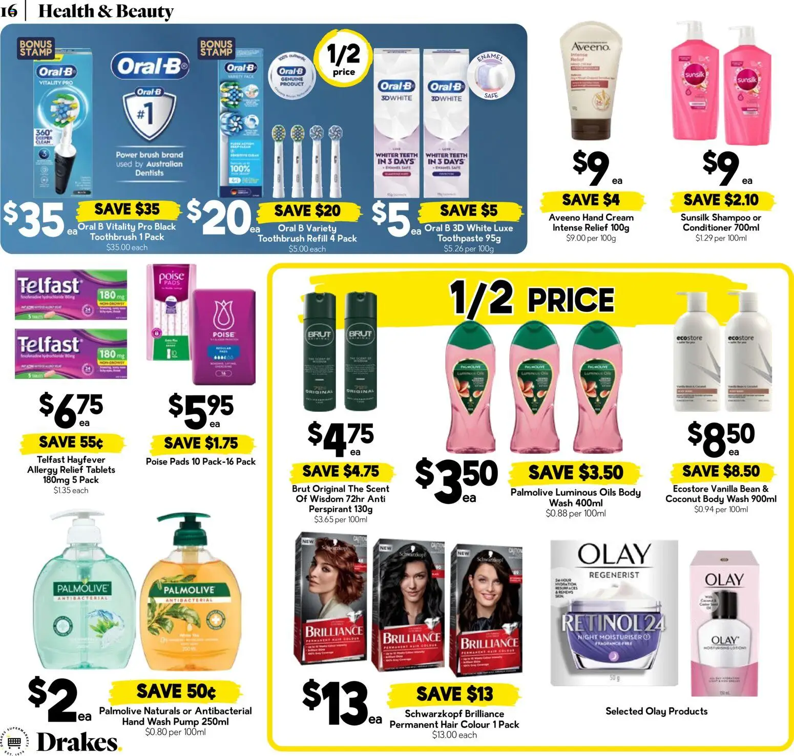 Drakes catalogue - valid from 26/08/2026 | Page: 16 | Products: Cream, Safe, Retinol, Hand wash