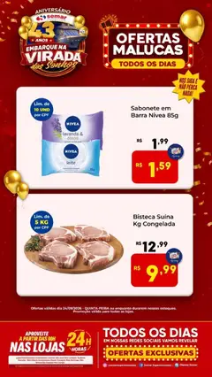 Semar Supermercado ofertas Malucas - Pré-Visualização do folheto da loja Semar Supermercado, válido de 24/09/2026