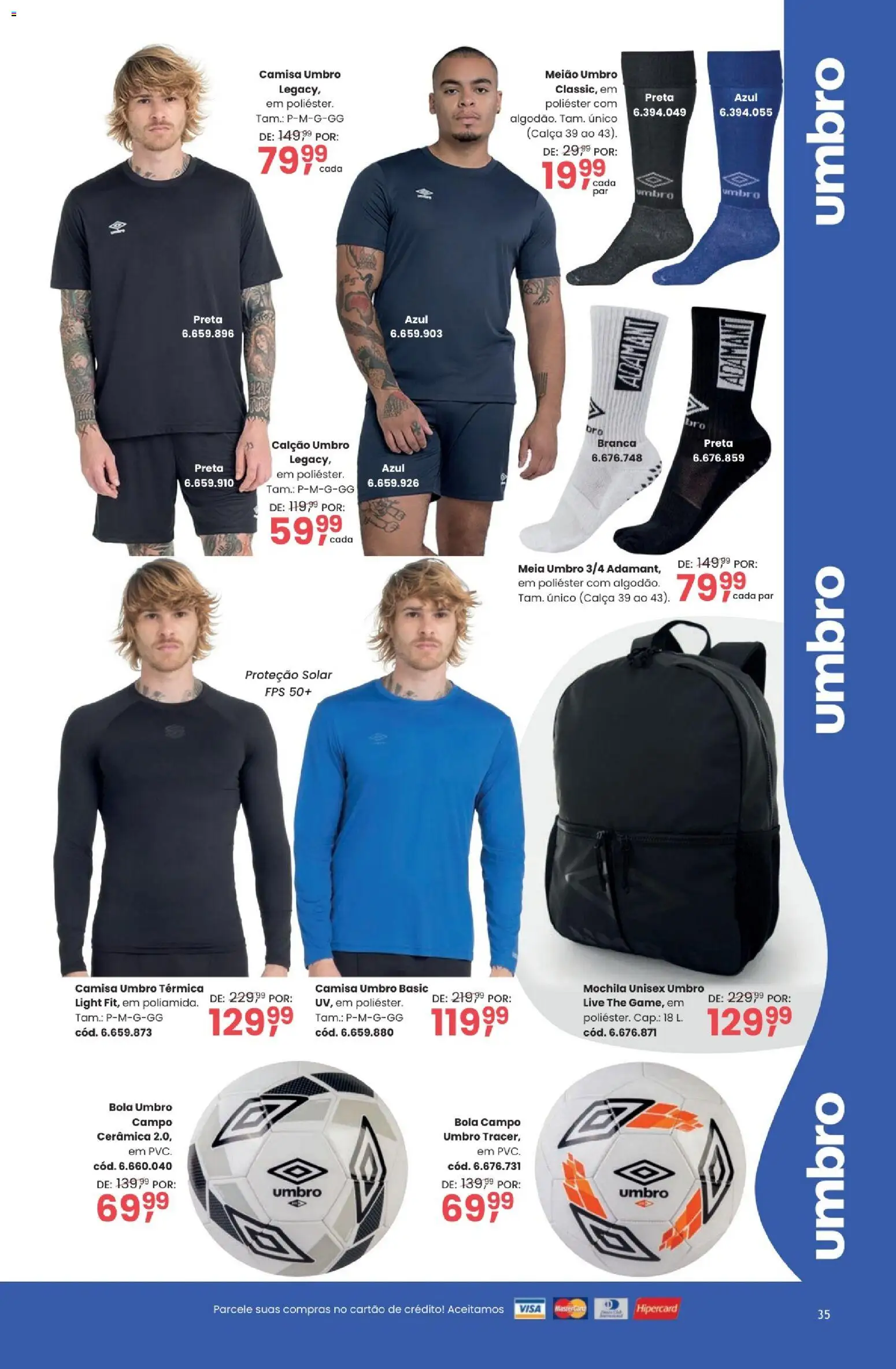 Quatro Estações Folheto - válido de 03.03.2026 | Página: 35 | Produtos: Camisa, Calça, Calção, Mochila