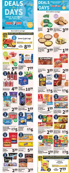 Preview of Food City weekly ads valid from 07/22/2026