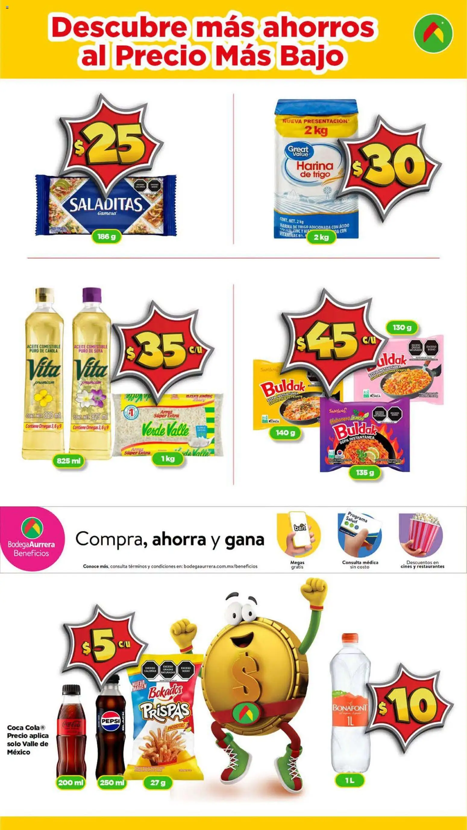 Nuevas ofertas de Bodega Aurrerá válidas en toda la República Mexicana desde el 22/07/2026. ¡Encuentra las mejores ofertas en Bodega Aurrerá folleto! | Página: 7