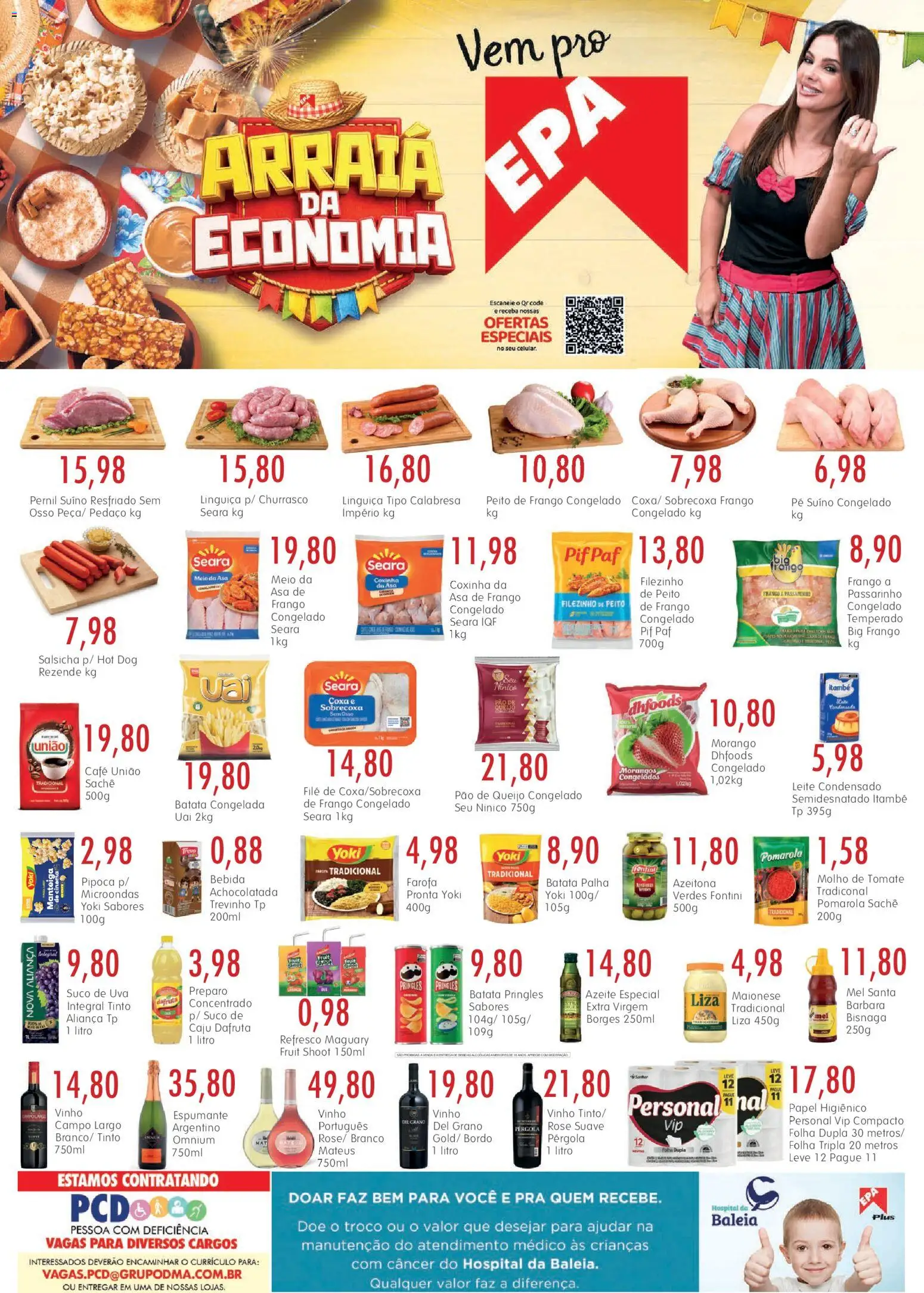 EPA Folheto - válido de 06/07/2026 | Página: 1 | Produtos: Aliança, Asa de frango, Pernil, Maionese
