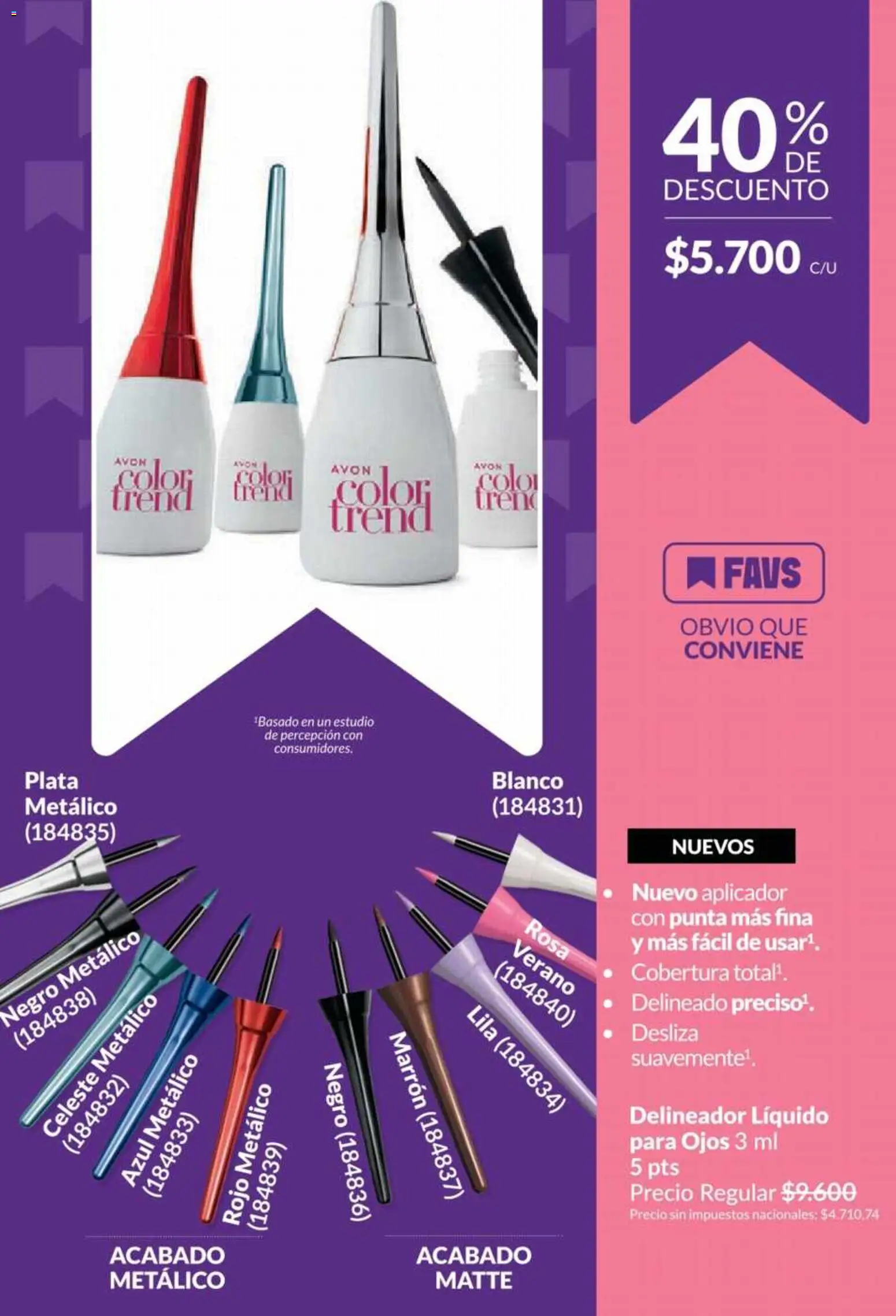 Catálogo AVON Campaña 5/2026 │ válido desde el 01.05.2026 | Página: 55 | Productos: Delineador