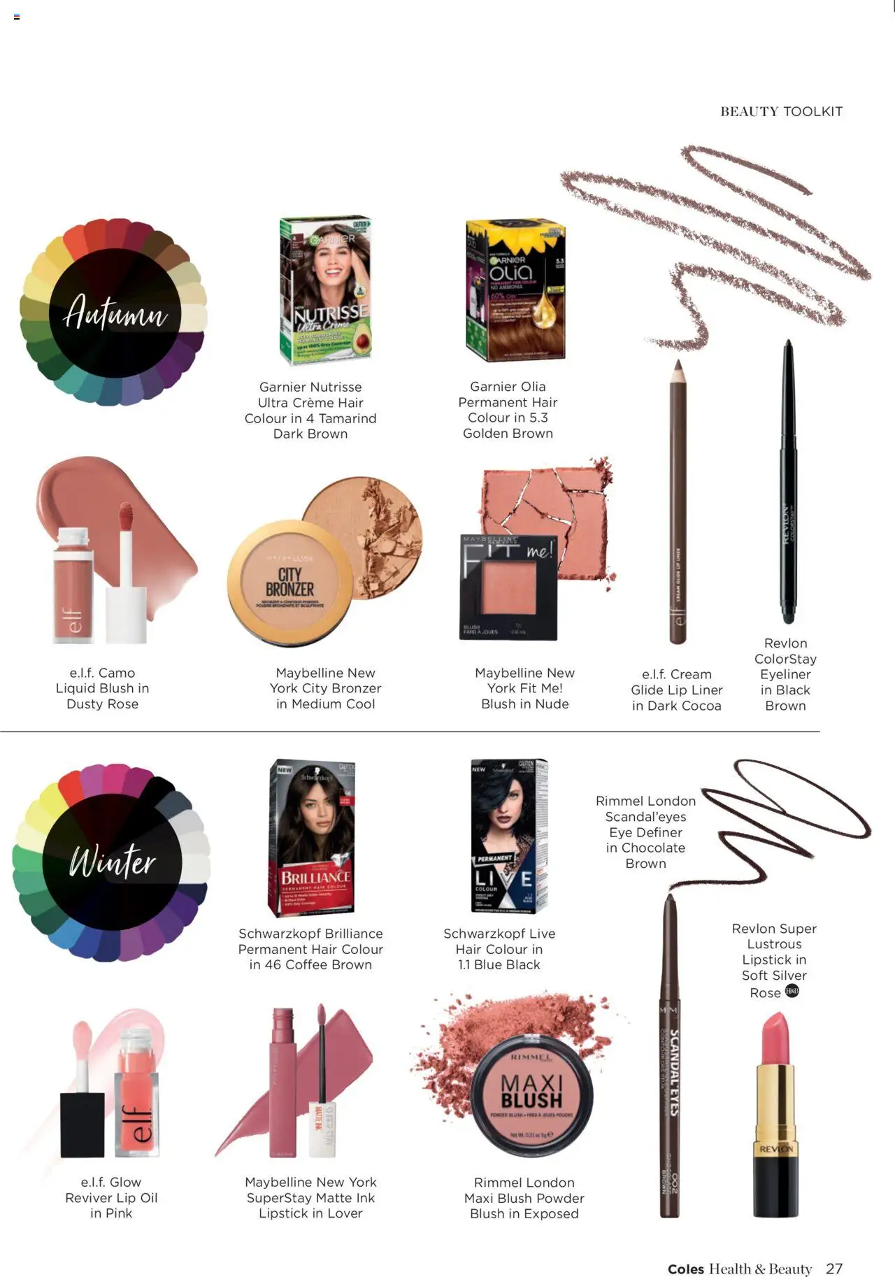Coles catalogue - valid from 07.10.2025 | Page: 27 | Products: Powder, Bronzer, Coffee, Hair colour