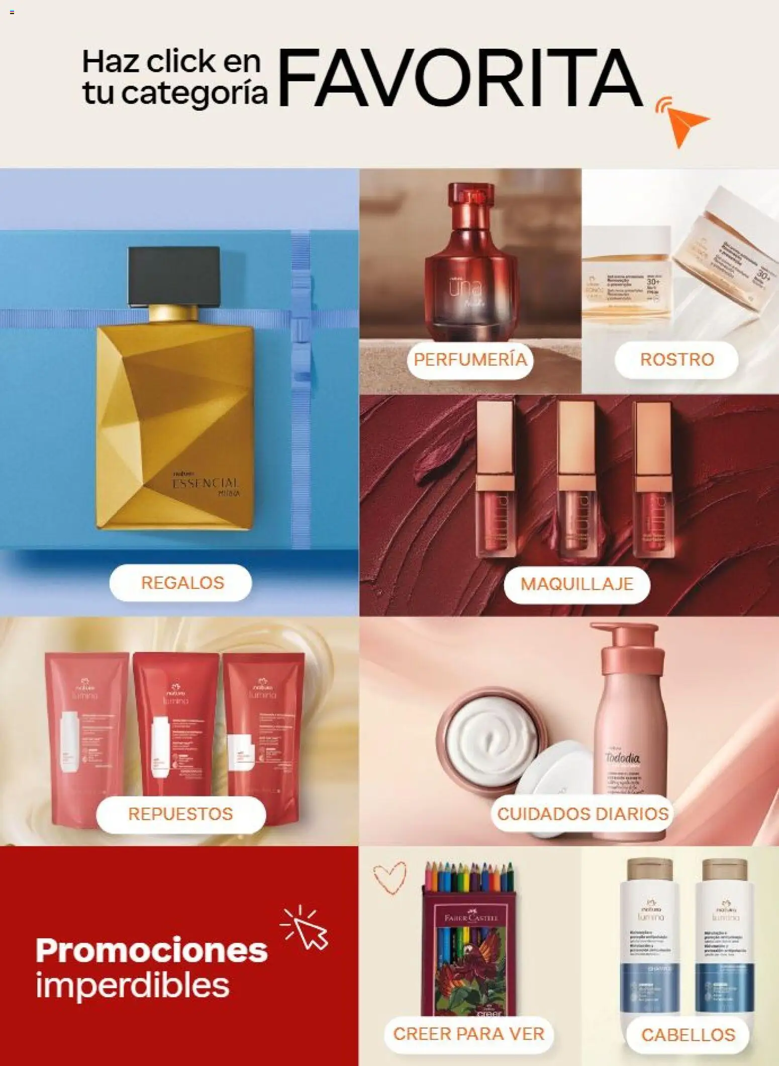 Nuevas ofertas de Natura válidas en toda la República Mexicana desde el 31/07/2026. ¡Encuentra las mejores ofertas en Natura campaña 12 2026! | Página: 5 | Productos: Maquillaje