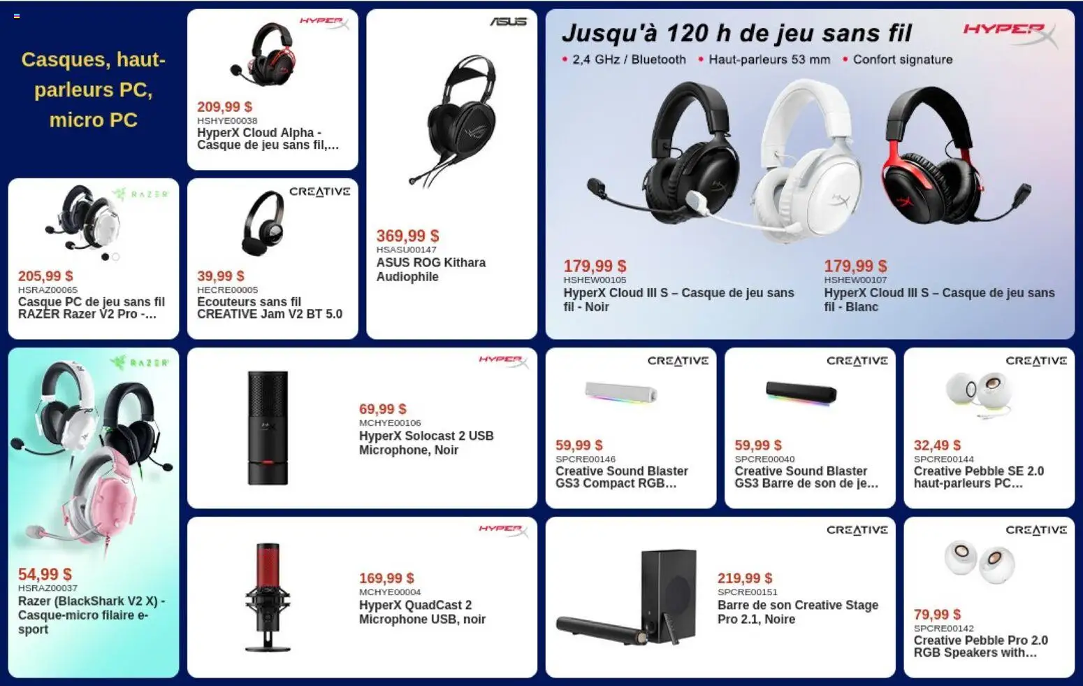 Canada Computers flyer valid from Sep 25, 2026 | Page: 8 | Products: PC, Microphone, Jam
