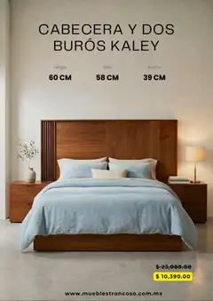 Vista previa de Muebles Troncoso catálogo, nuevo folleto de la tienda, válido en México a partir del 16/07/2026 | Página: 5 | Productos: Cabecera