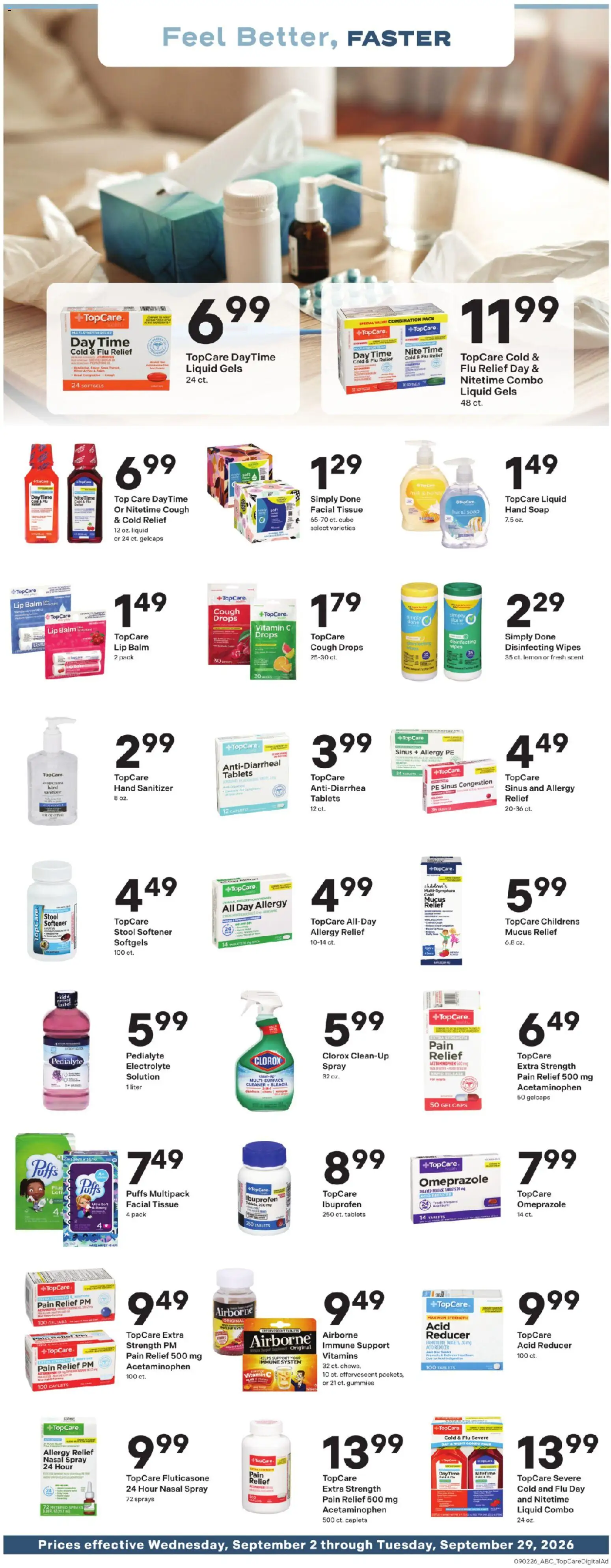 Coborn's Weekly Ad - valid from 09/09/2026 | Page: 10 | Products: Honey, Milk, Disinfecting wipes, Lemon