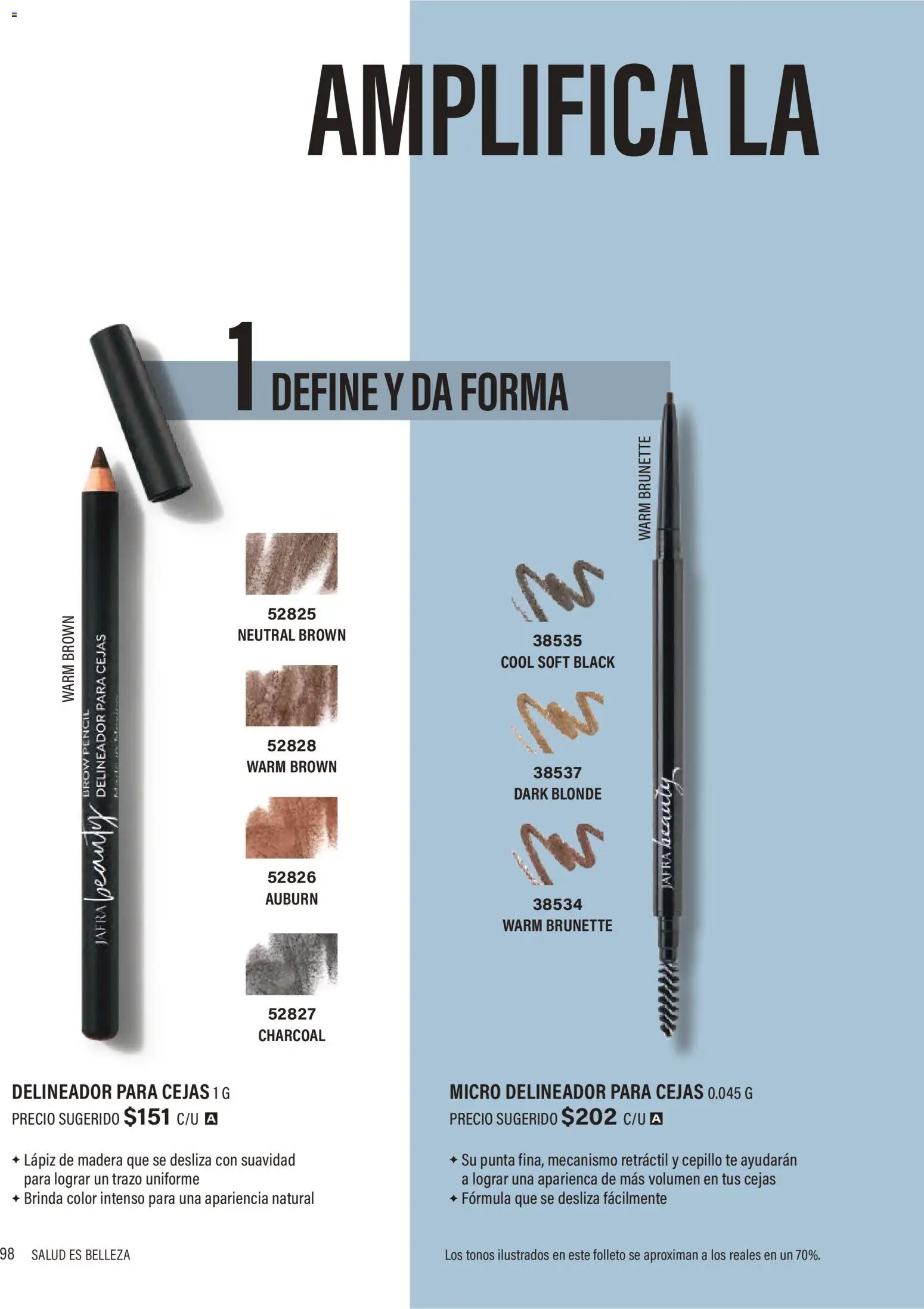 Nuevas ofertas de JAFRA válidas en toda la República Mexicana desde el 01/07/2026. ¡Encuentra las mejores ofertas en JAFRA catálogo Organizador de Ventas! | Página: 98 | Productos: Cepillo, Té, Delineador