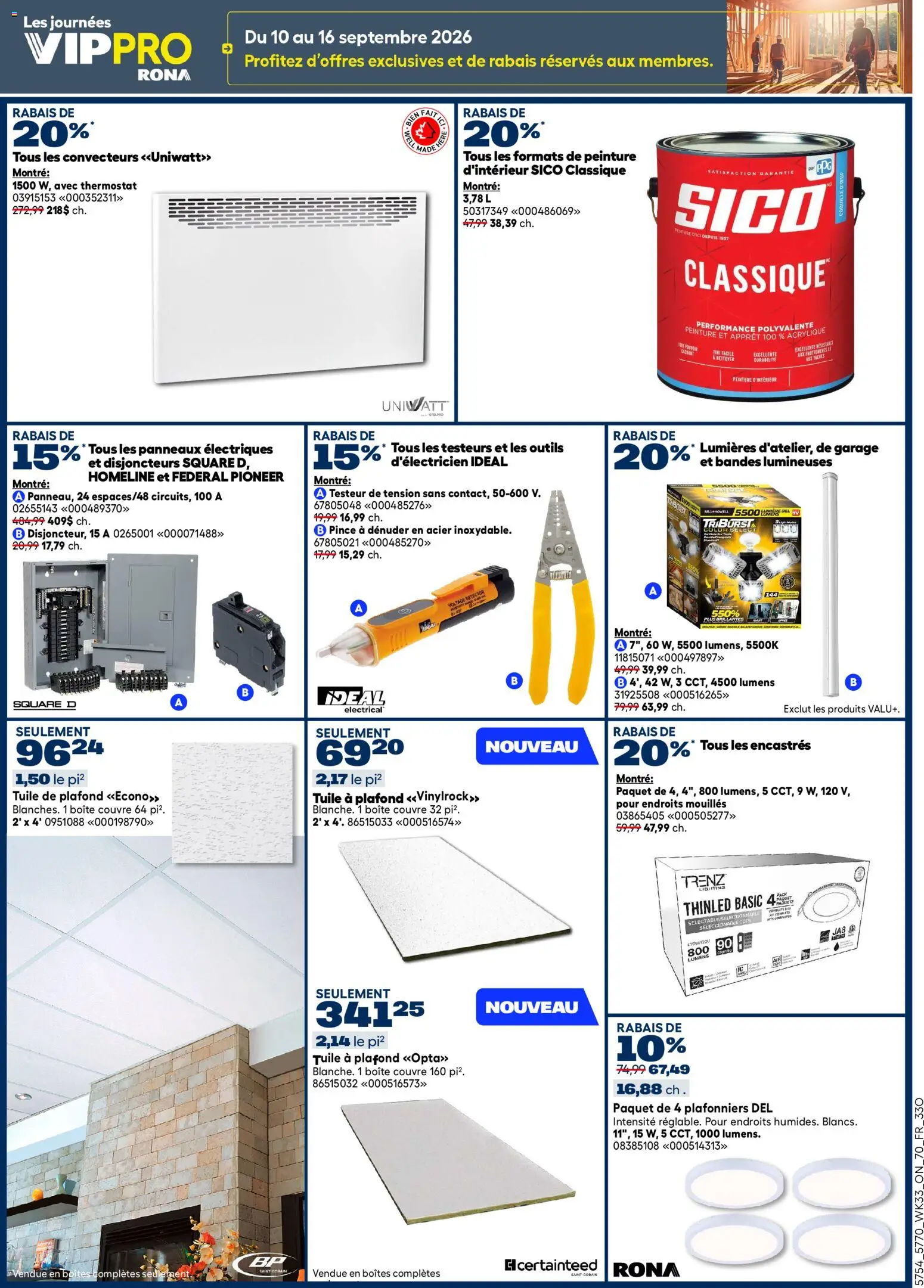 Rona flyer valid from Sep 10, 2026 | Page: 12