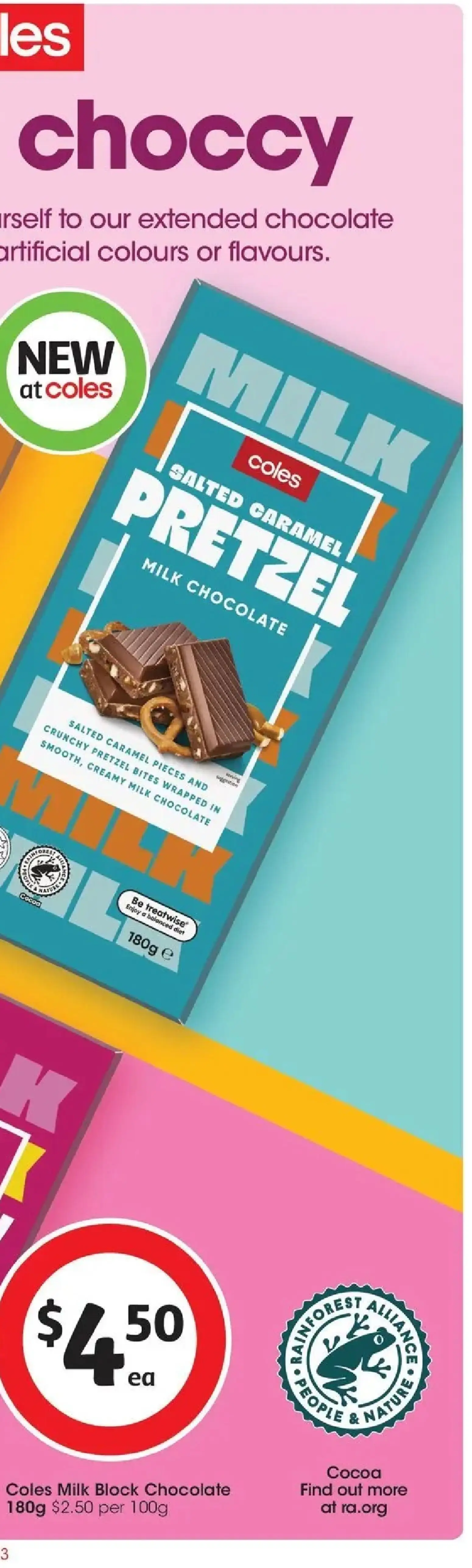 Coles catalogue - valid from 17.06.2026 | Page: 45 | Products: Cocoa, Milk, Chocolate