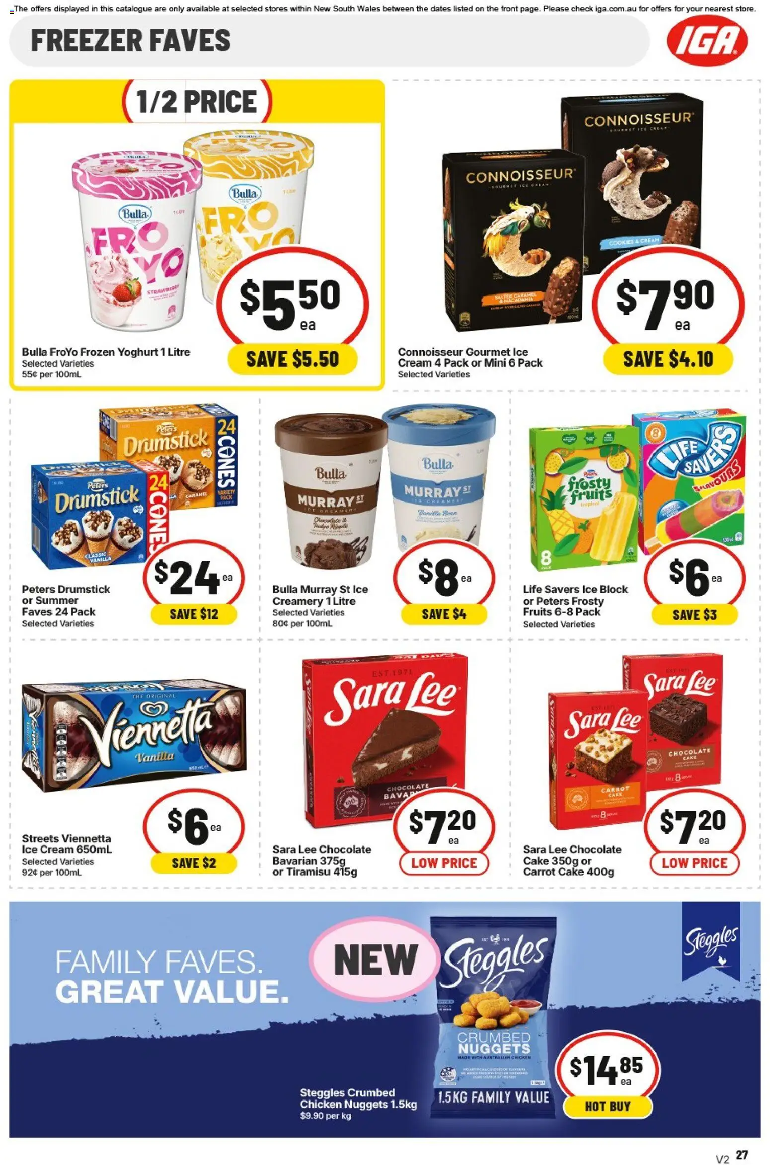 IGA catalogue - valid from 26/08/2026 | Page: 25 | Products: Protein, Coffee, Chips, Fridge